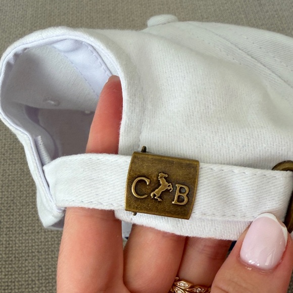 Cheval Blan White Cap with Blue Embroidery Cup one Size main image 4